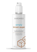 Load image into Gallery viewer, Wicked Simply Water Based Flavored Lubricant 4oz - Brown Sugar