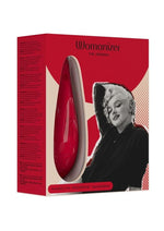 Load image into Gallery viewer, Womanizer Marilyn Monroe Special Edition Rechargeable Clitoral Stimulator - Red/Vivid Red