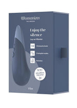 Load image into Gallery viewer, Womanizer Vibe Rechargeable Silicone Clitoral Vibrator - Blue/Dark Blue