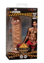 Load image into Gallery viewer, Working Stiff The Lifeguard Realistic Posable Dildo with Suction Cup - Caramel