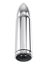 Load image into Gallery viewer, Zero Tolerance Full Metal Love Rechargeable Bullet - Silver