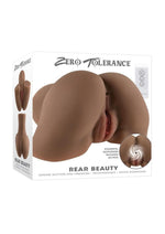 Load image into Gallery viewer, Zero Tolerance Rear Beauty Rechargeable Dual Vibrating Realistic Ass and Vagina - Chocolate