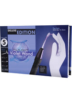 Load image into Gallery viewer, Zeus Electrosex Deluxe Edition Twilight Violet Wand with 5 Attachments - Black/Purple