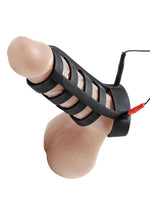 Load image into Gallery viewer, Zeus Electrosex Power Cage Silicone E-Stim Cock and Ball Sheath
