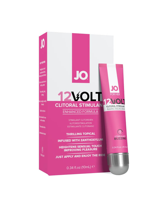 System JO 12 Volt Clitoral Stimulant in its box.