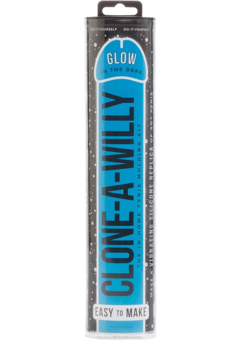 Clone A Willy package (glow in the dark blue).