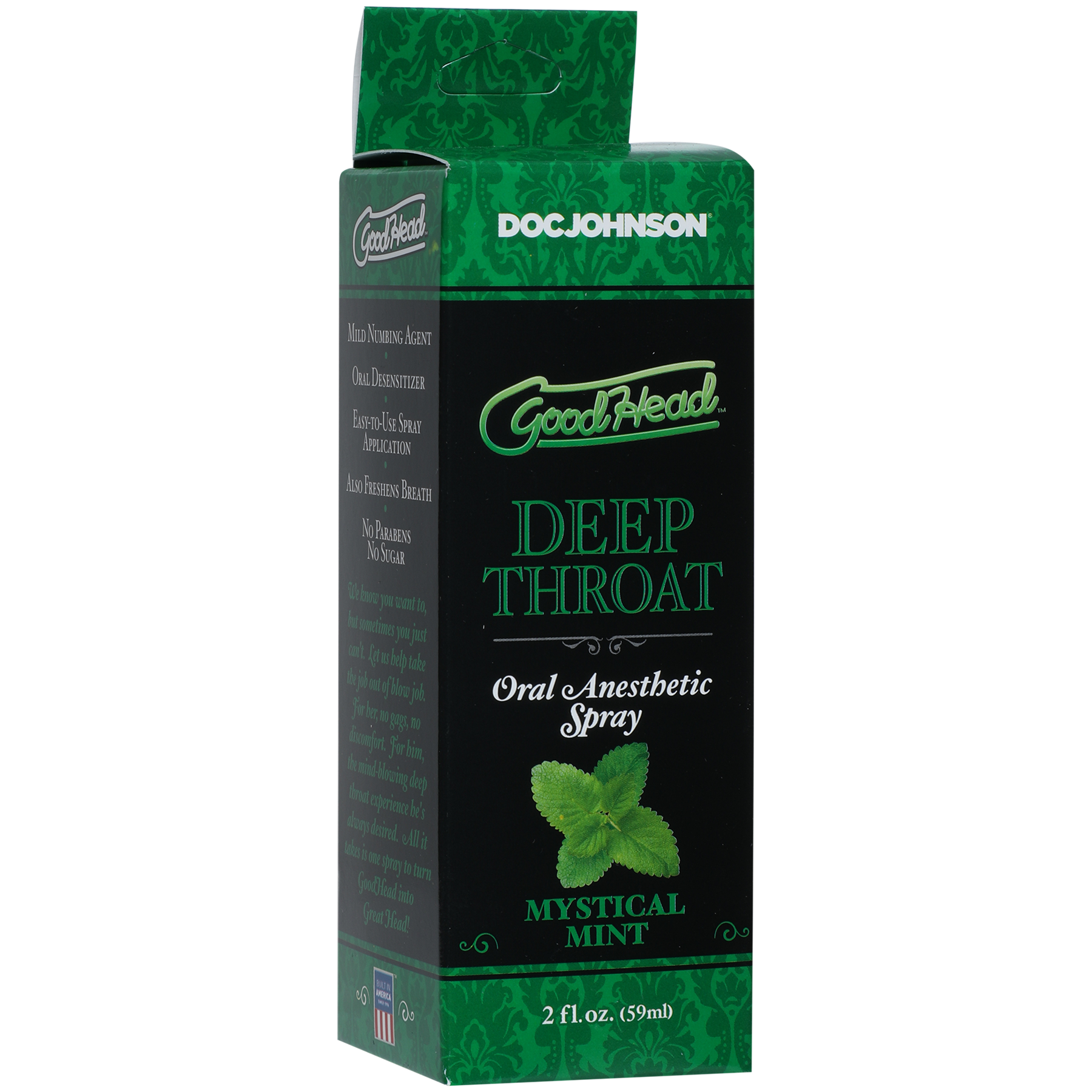 Deep Throat Oral Anesthetic Spray 2oz in its box (mint).