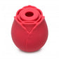 Wild Rose toy sitting on a white background. Image shows a top-down angle that features the opening at the top where the suction hole is. 