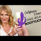 California Dreaming - Long Beach Bootylicicous Rechargeable Silicone Triple Penetrating Rabbit Vibrator - Purple