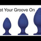Get Your Groove On Butt Plug Set (3pc) - Blue