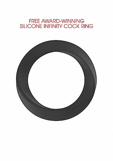 Close-up of the included silicone cock ring.