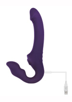 Load image into Gallery viewer, 2 Become 1 Rechargeable Silicone Vibrator with Remote Control
