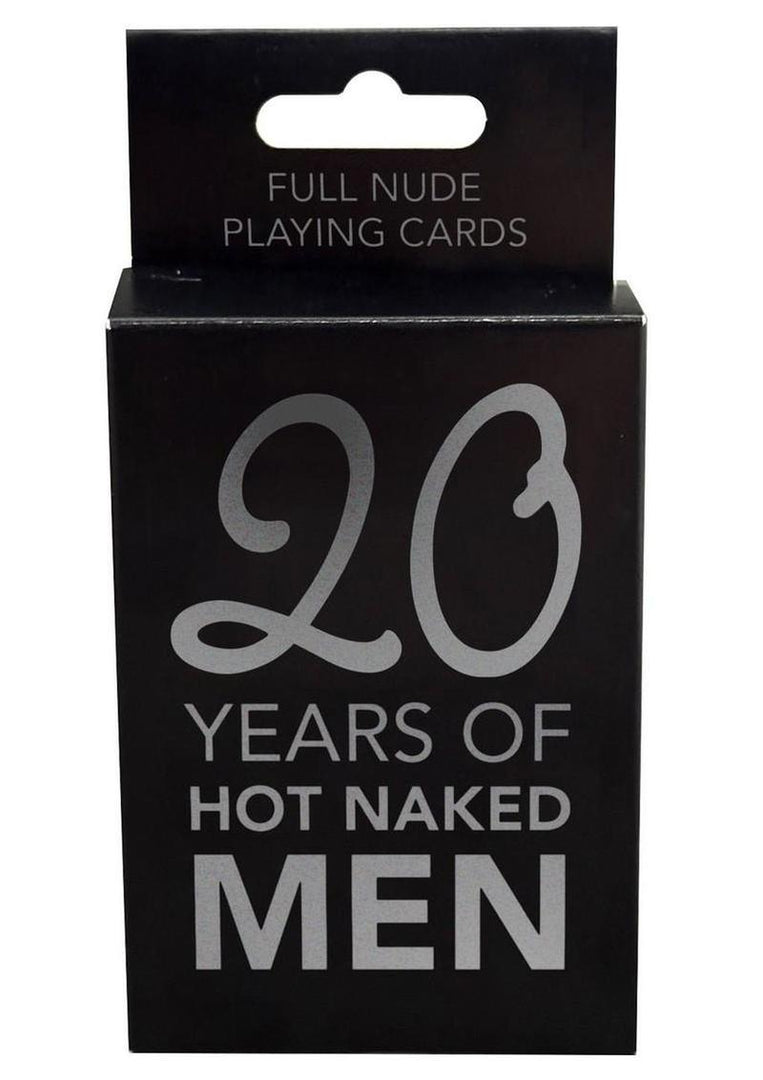 20 Years Of Hot Naked Men Playing Cards
