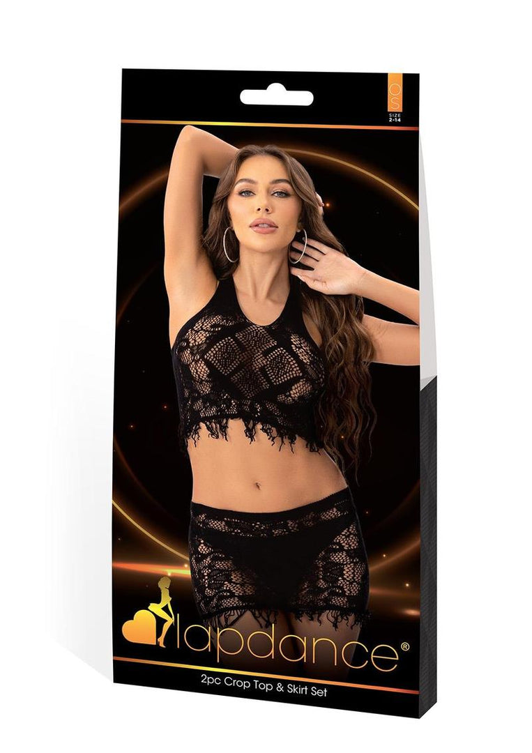 2pc Crop Top and Skirt