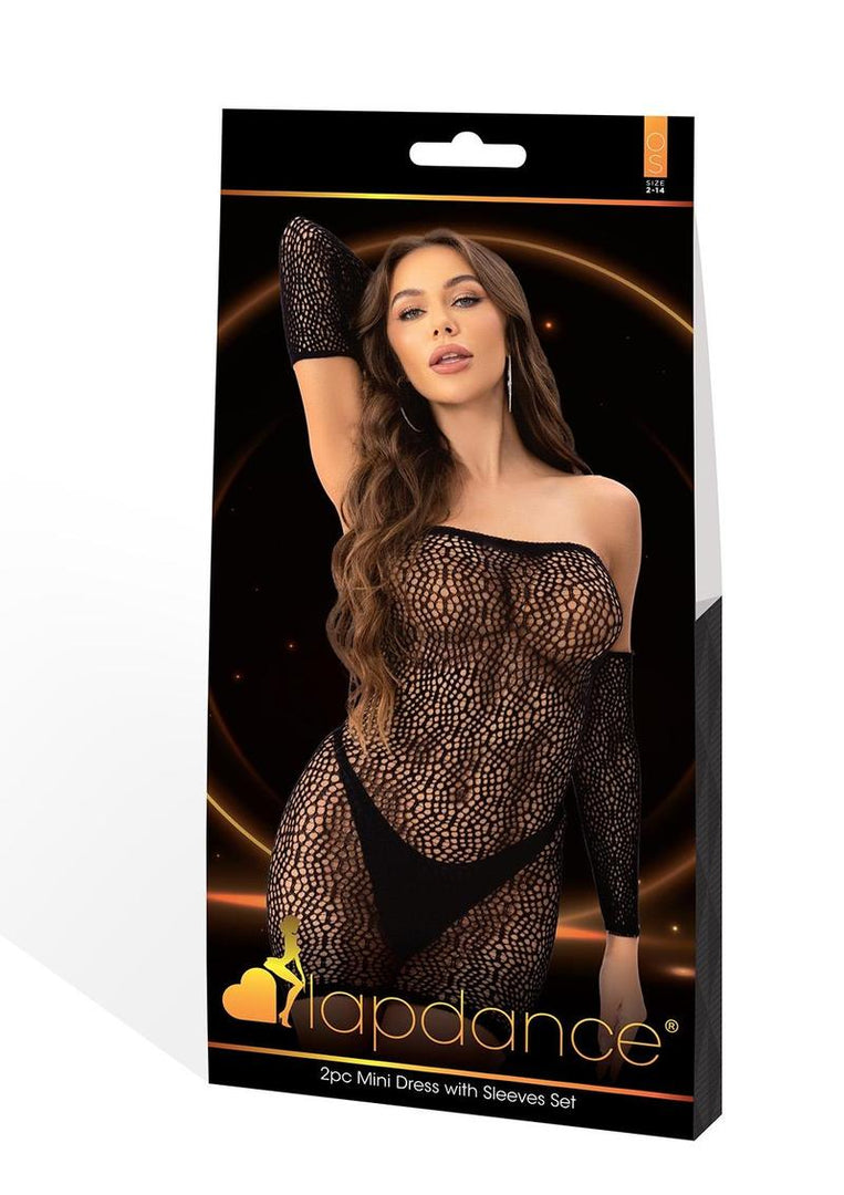 2pc Mini Dress with Sleeves