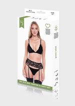 Load image into Gallery viewer, 3pc Eco Bra, Garter and Panty
