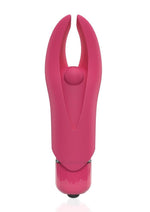 Load image into Gallery viewer, 4b Demon Rechargeable Silicone Mini Clitoral Stimulating Vibrator - Strawberry
