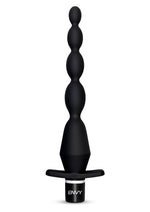 Load image into Gallery viewer, 6.5 Tapered Vibrating Anal Beads Flair - Black
