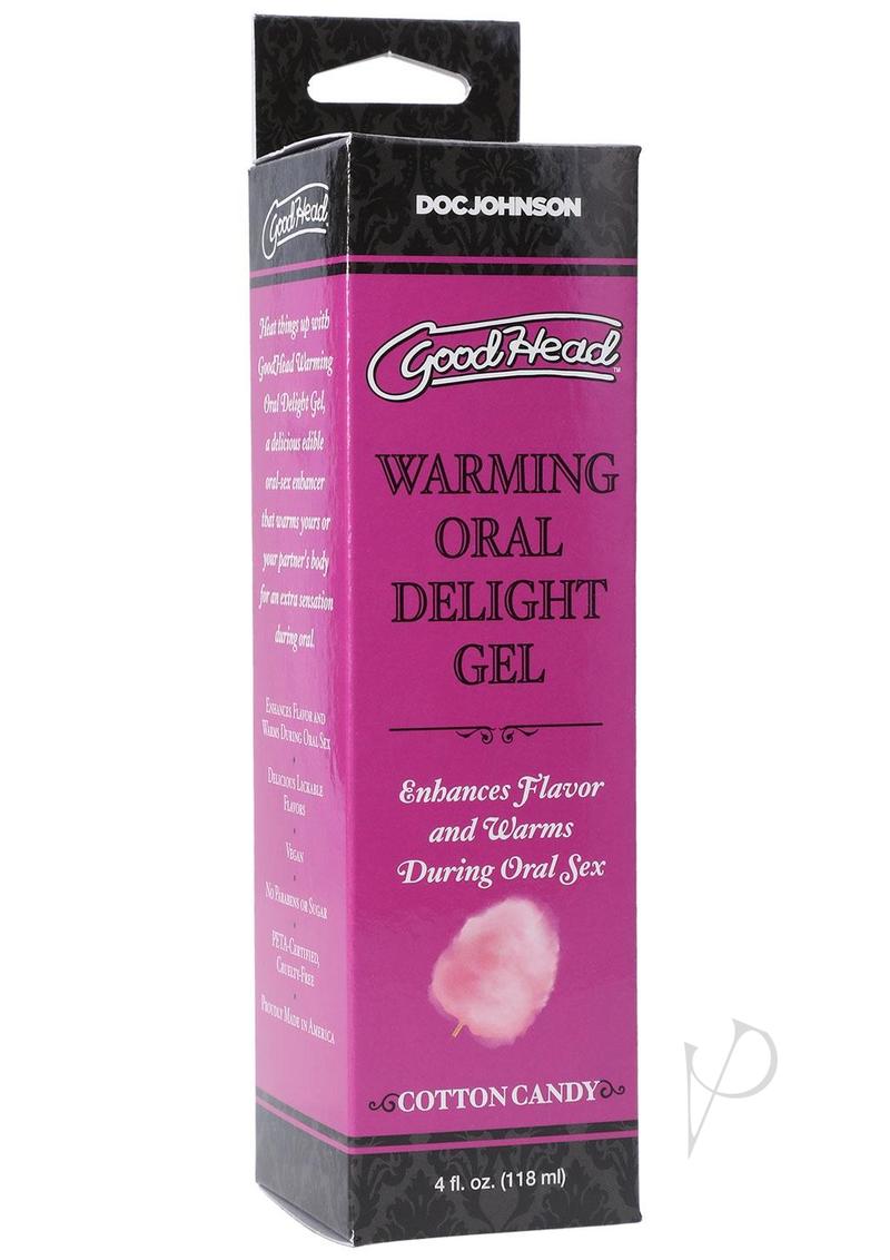 Goodhead Warming Head Oral Delight Gel Flavored Cotton Candy