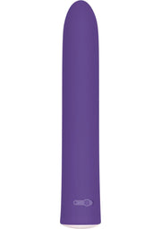 7 Function Rechargeable Slim Vibrator - Purple