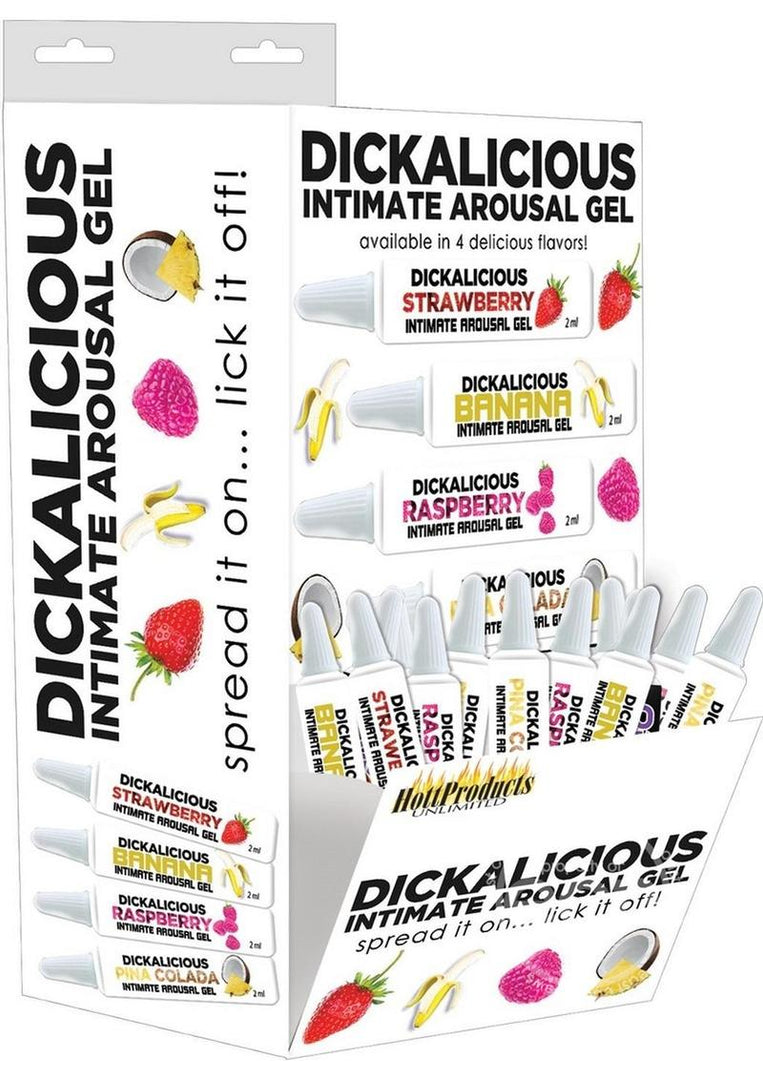 Dickalicious Penis Arousal Gel Assorted (144 Per Display)