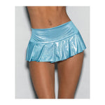 Load image into Gallery viewer, Blue Crystal Black Light Dancewear Wide Band Pleated Skirt - OS