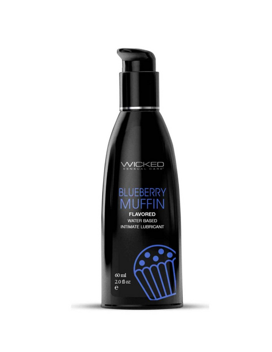 Wicked Sensual Flavored Lube 2oz Blueberry Cake.