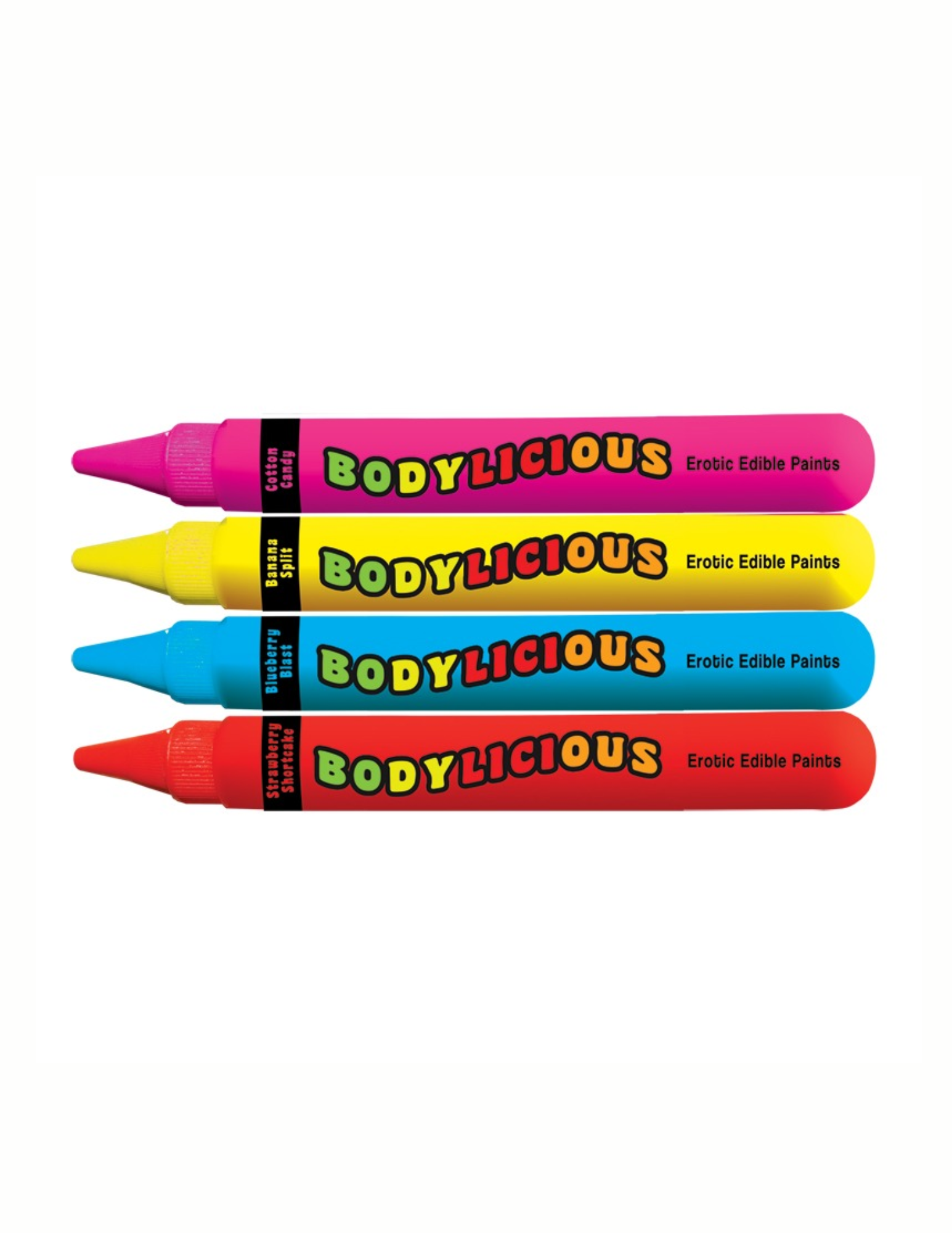 Bodylicious Body Pens Erotic Edible Body Paints - 4 Colors - Assorted –  Chazzy Couples Boutique