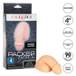 Packer Gear - Silicone Packing Penis - 4in - Ivory, Brown