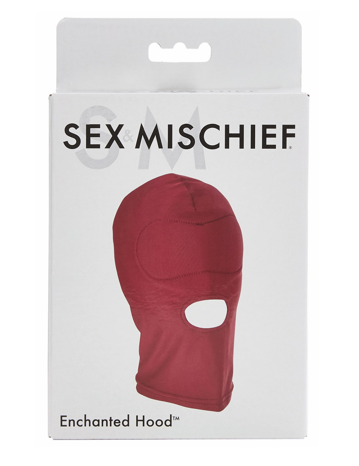 Sportsheets Sex & Mischief Enchanted Hood in its box (red).