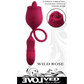 Wild Rose Rechargeable Silicone Clitoral Stimulator - Red