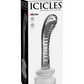 Photo of the box for the Icicles No. 88 Glass G-Spot Wand w/ Silicone Suction Cup from Pipedreams (clear).