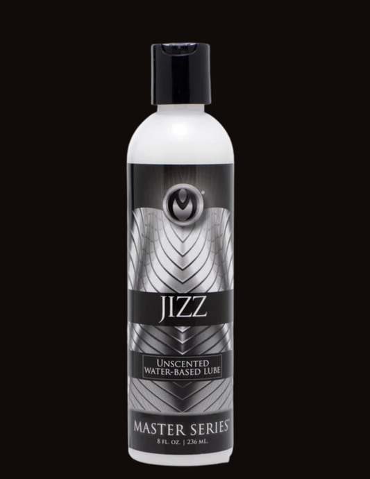 Master Series JIZZ lubricant, 8oz bottle.