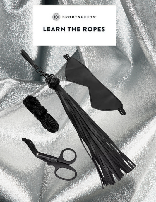 Ad for the Sportsheets Learn the Ropes Kit from Sportsheets.