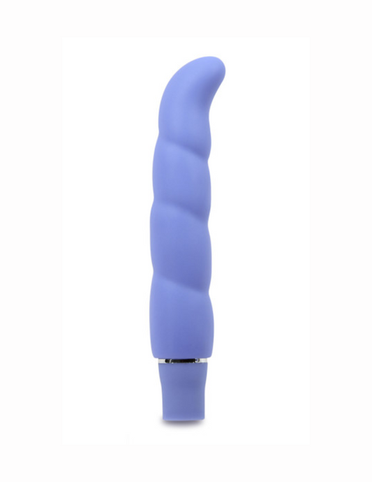 Luxe - Purity G Silicone G-Spot Vibrator - Fushia, Periwinkle (Battery Operated)