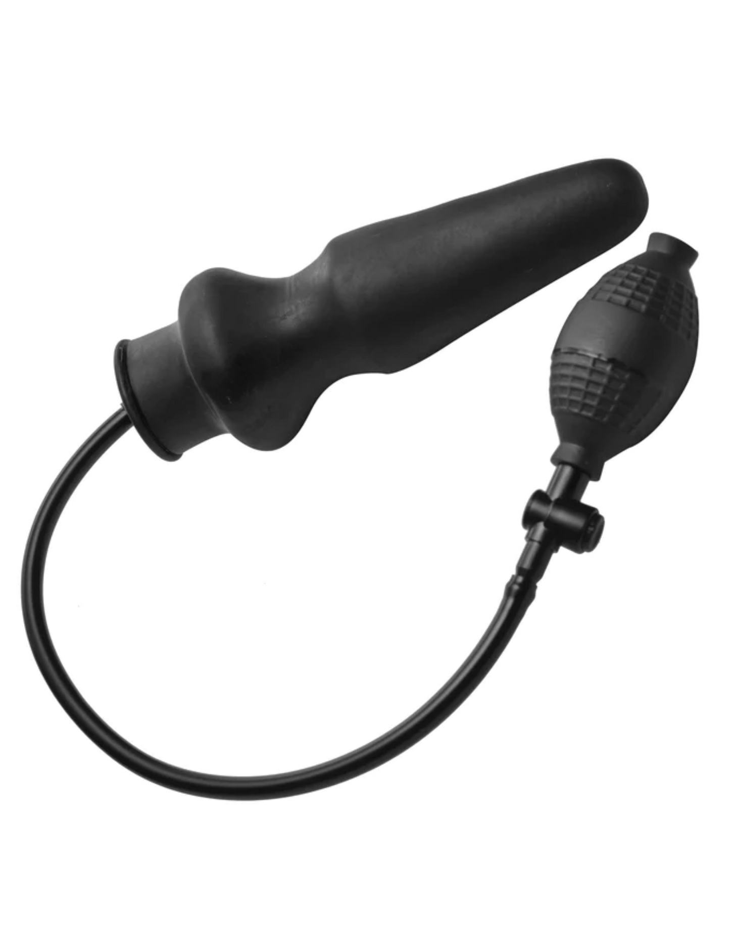 Master Series - Expand XL Inflatable Anal Plug - Black