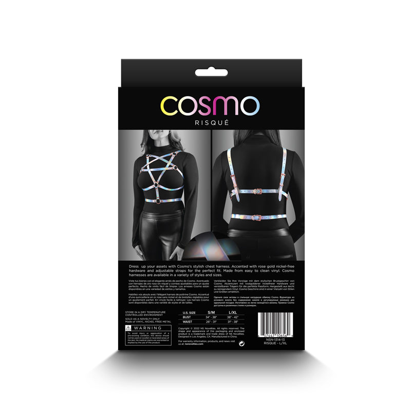 Cosmo Harness - Risque -S/M, L/XL - Rainbow