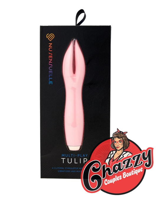 Tulip Rechargeable Silicone Clitoral Stimulator - Magenta, Millenial Pink