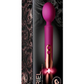Photo of the front of the box for the Oriel Wand Massager from Rocks Off (magenta).