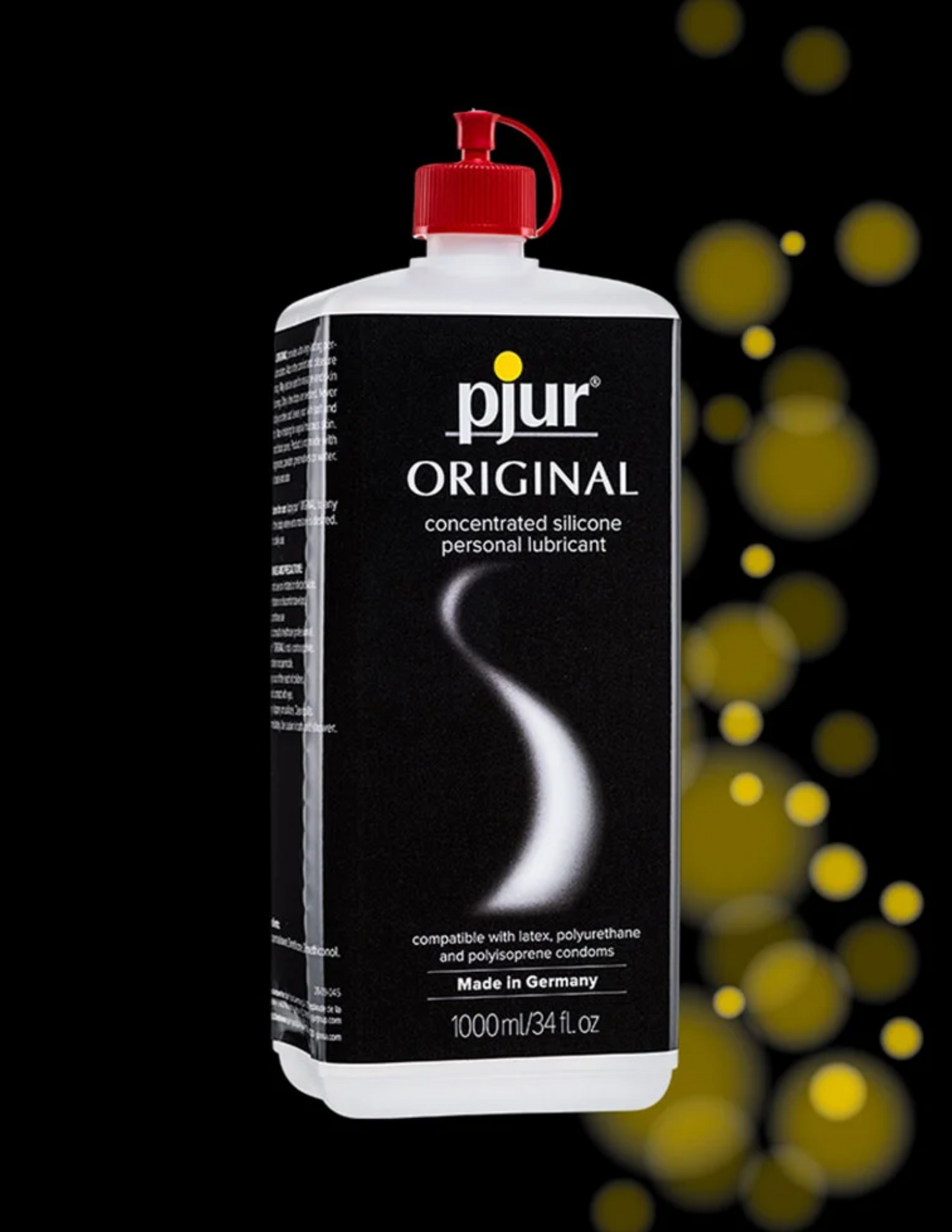Ad for the Pjur Original Concentrated Silicone Lubricant in 34oz.