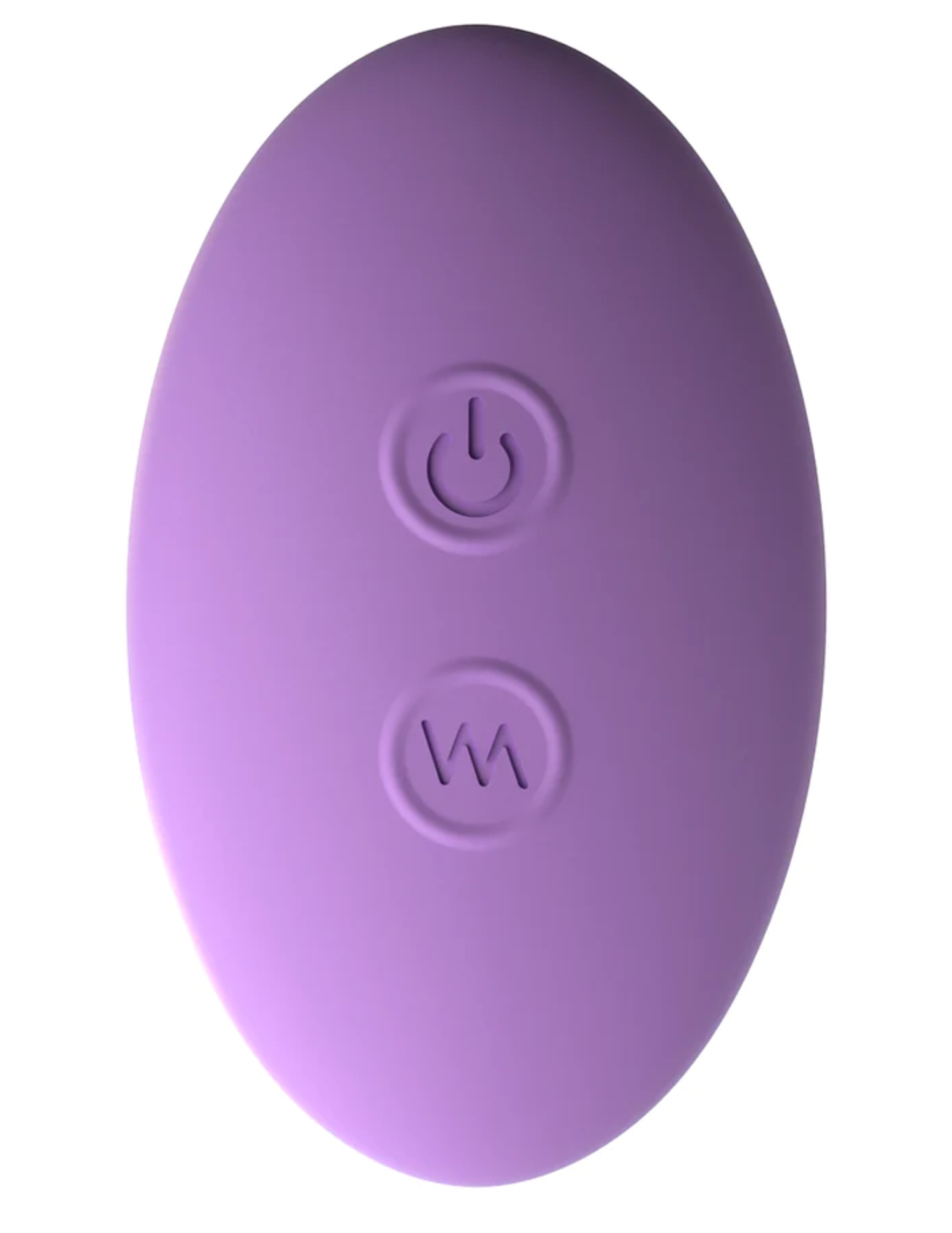 Close-up of the remote for the Fantasy For Her Remote Please Her Panty Vibe from Pipedreams.