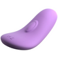 Side angle view of the Fantasy For Her Remote Please Her Panty Vibe from Pipedreams shows its stimulating nub.
