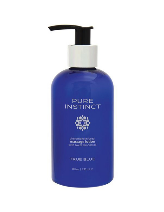 Pure Instinct - Pheromone Massage Lotion - 8oz - True Blue