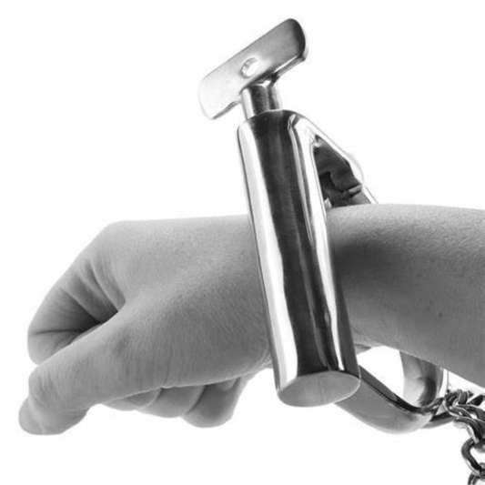 Rouge - Stainless Steel Wrist Shackles