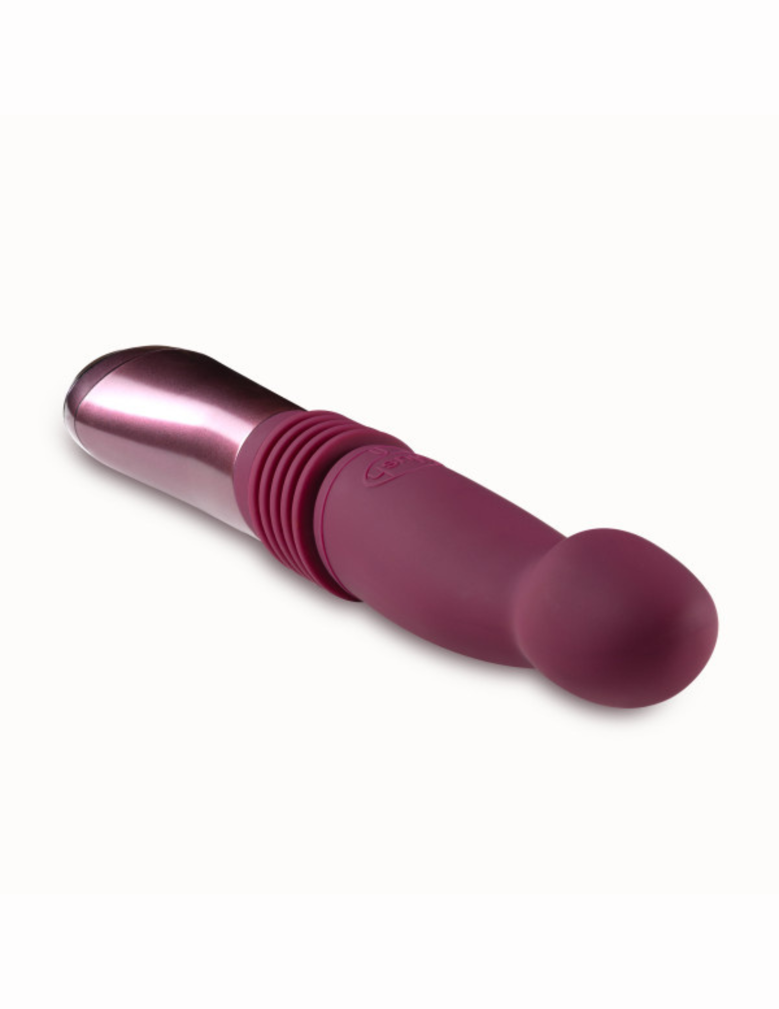 Temptasia - Trixie Rechargeable Silicone Thrusting Dildo - (Wine)