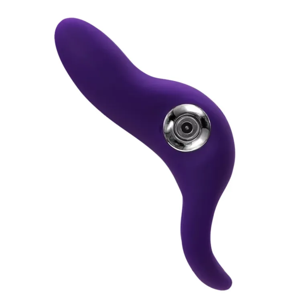 VeDO - Sexy Bunny Rechargeable Silicone Couples Cock Ring - Purple, Black