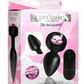 Booty Sparks - 28X Rechargeable Silicone Vibrating Gem Anal Plug w/ Remote Control - Small - Pink