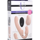 Strap U - Ergo-Fit Twist Silicone Inflatable Rechargeable Strapless Strap-On - Black, Vanilla