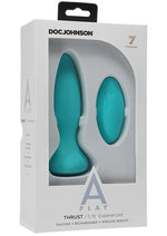 Load image into Gallery viewer, A-Play Thrust Experienced Anal Plug with Remote Control - Teal
