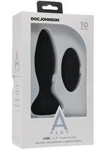 Load image into Gallery viewer, A-Play Vibe Experienced Anal Plug with Remote Control - Black
